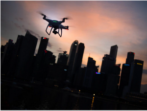 drone in commercial surveillance